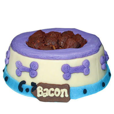 dog bowl cake for pets